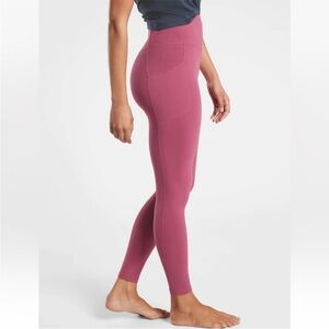 Athleta Powervita - High Rise Side-Pocket Leggings in Victorian Rose